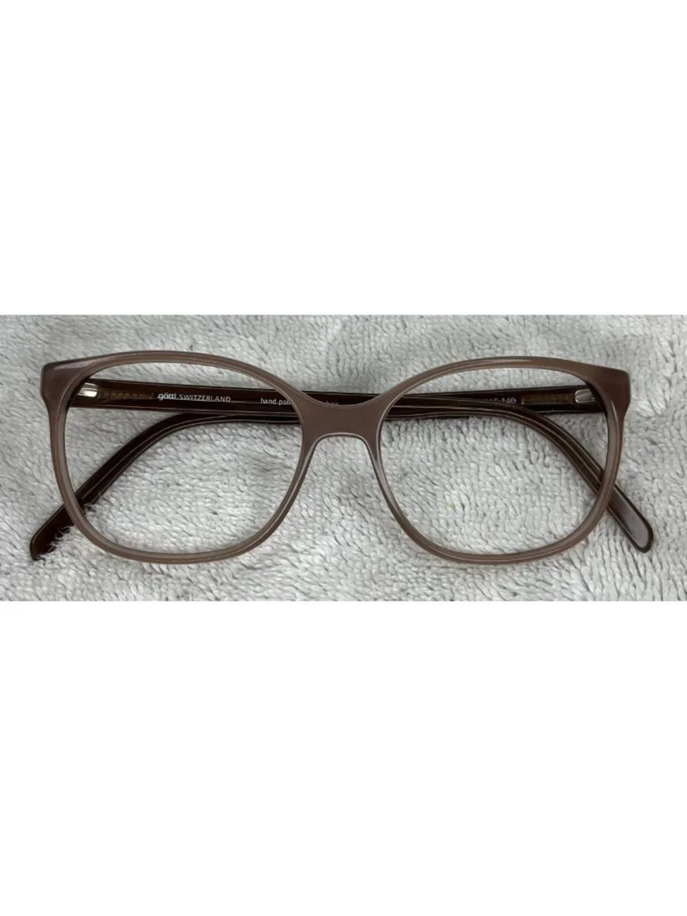 Götti Switzerland SALY BTC Pale Nude Clear Full Rim Eyeglasses Frames 53-15-140